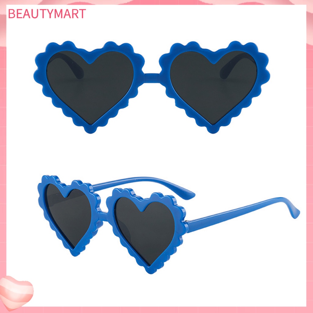 Kính Mát Hình Trái Tim Hoạt Hình Cá Tính Cho Bé