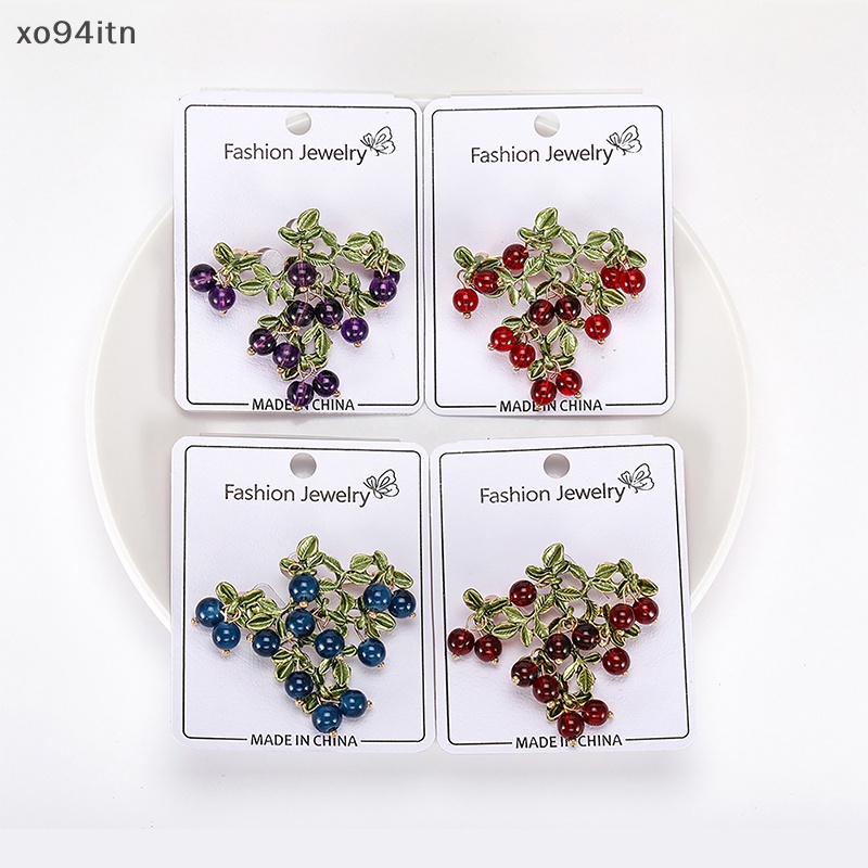 Ghim Cài Áo Hình Trái Cây Màu Sắc Tinh Tế Thời Trang