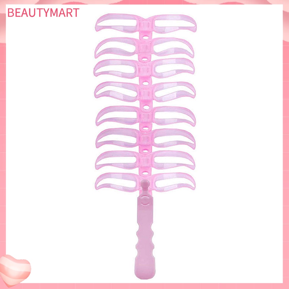 Set 8 Khuôn Thẻ Vẽ Lông Mày Chuyên Nghiệp