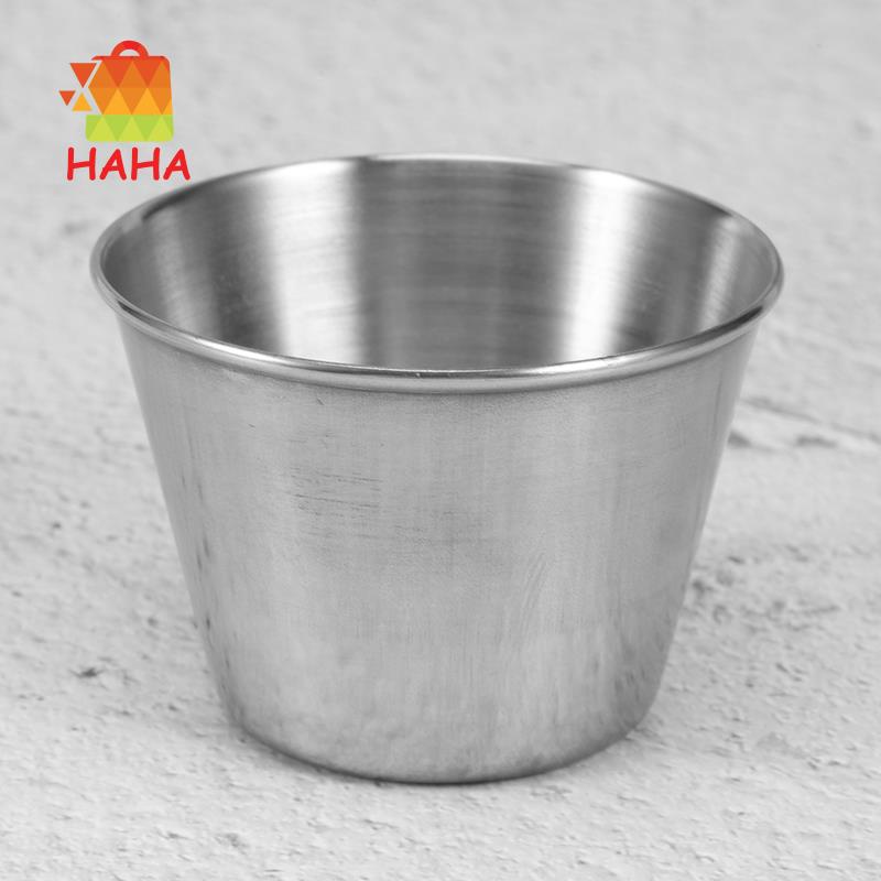 1 Bộ 10 Chén Đựng Nước Sốt Bằng Thép Không Gỉ 2.5Oz 70Ml