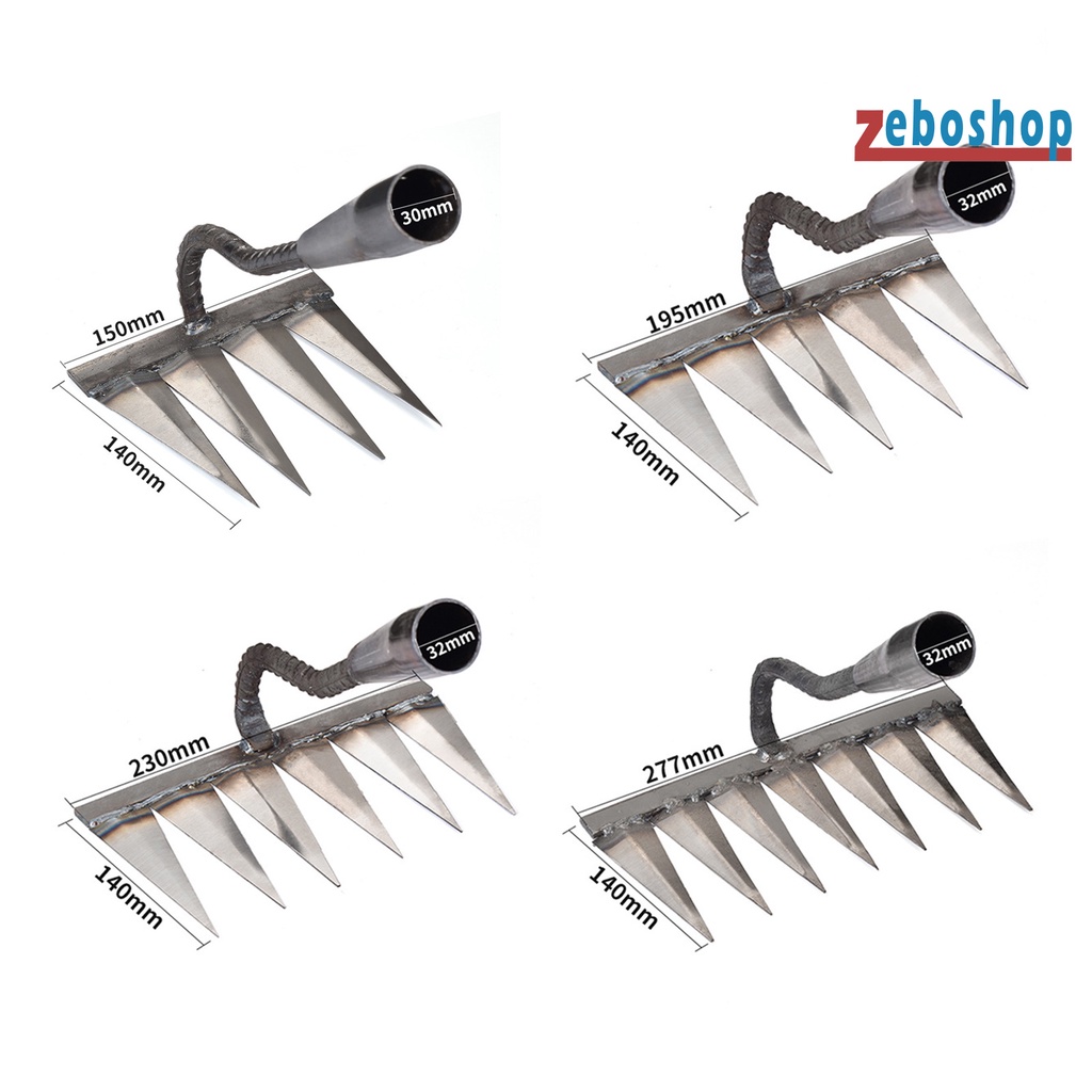 Zeboshop Cây Cà Phê Kim Loại Cứng Có Tay Cầm Tiện Dụng Cho Sân Vườn