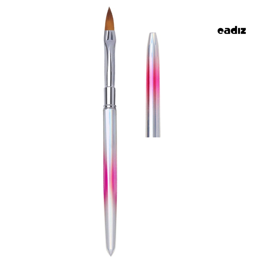 Cọ Trang Trí Móng Tay Cán Kim Loại Mềm Chống Trượt Thoải Mái Chuyên Nghiệp