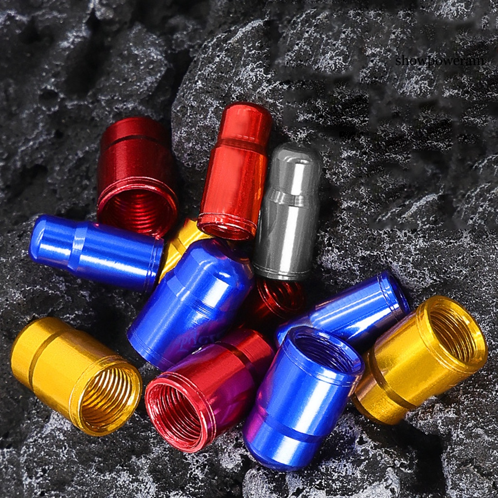 1 Cặp Nắp Van Xe Đạp Bằng Hợp Kim Nhôm Chống Bụi Độ Bền Cao