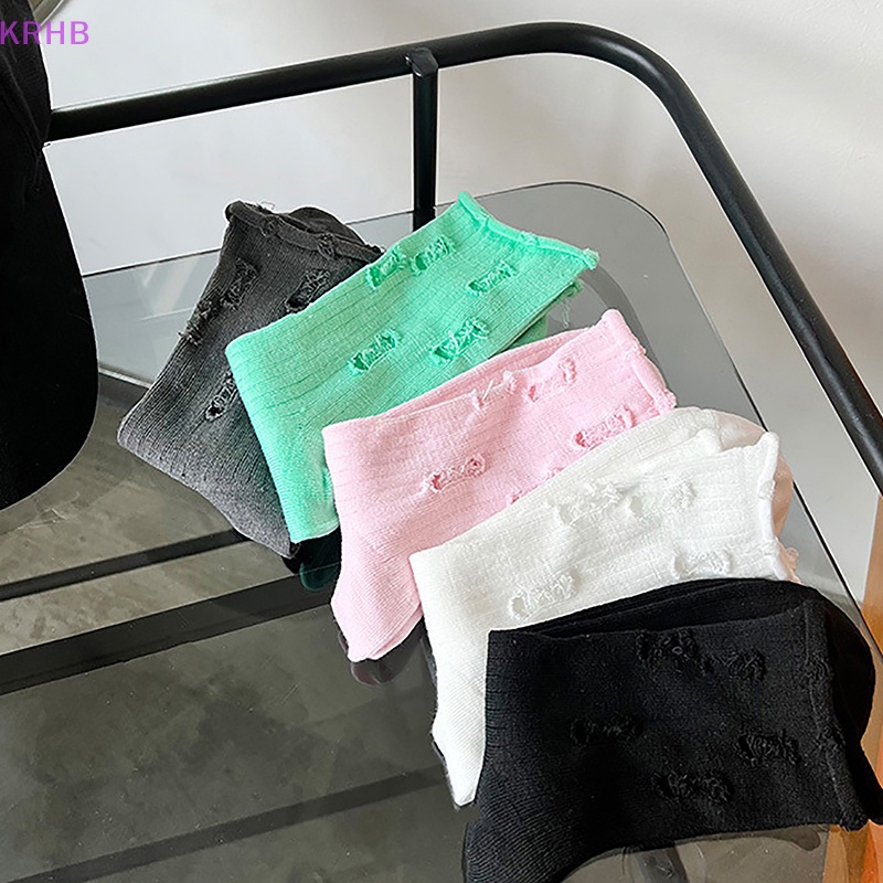 Vớ Dệt Kim Rách Thời Trang Harajuku Đường Phố Mới Cho Nữ