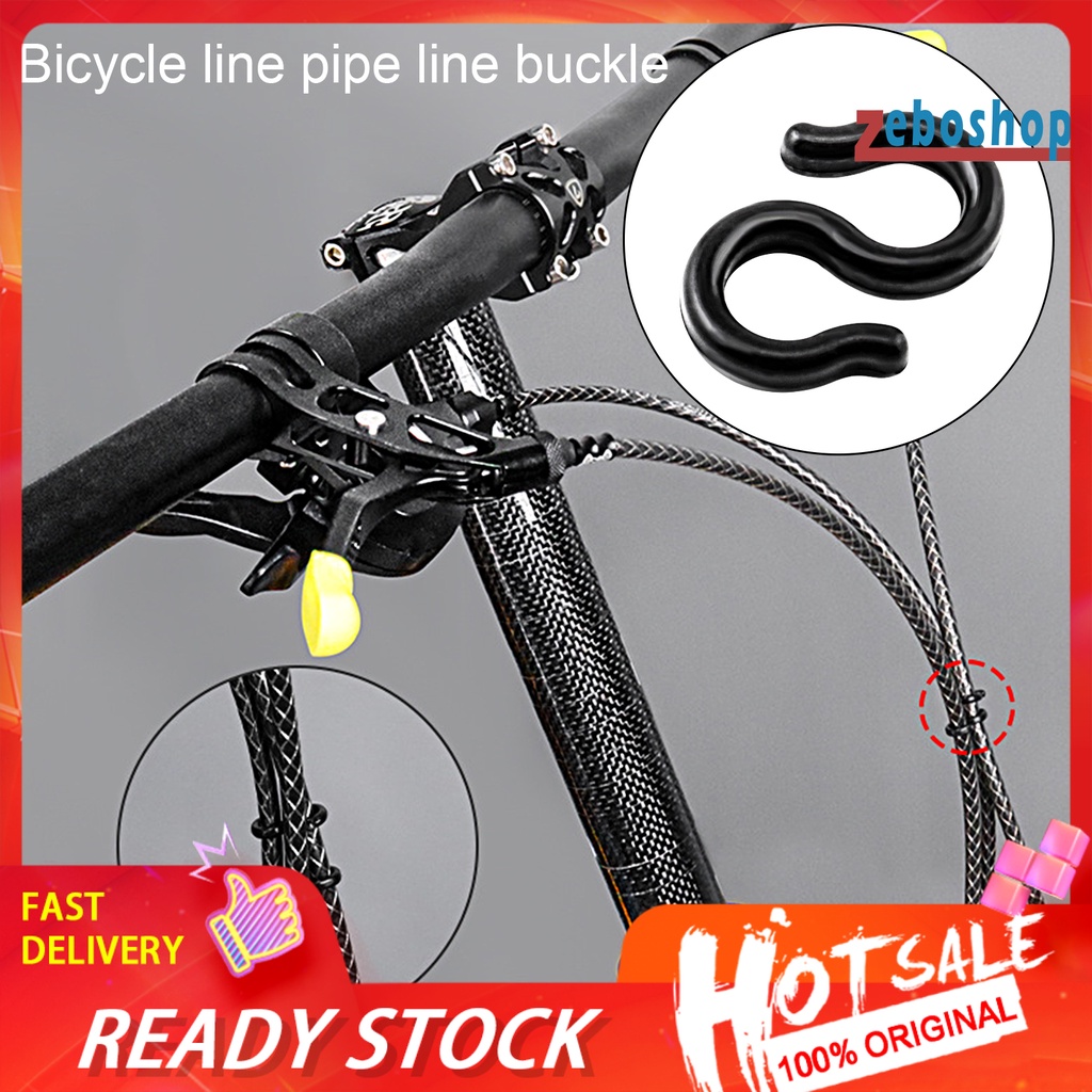 Set 10 Kẹp Cố Định Dây Cáp Xe Đạp Leo Núi Bằng Nhựa Cứng Chuyên Dụng