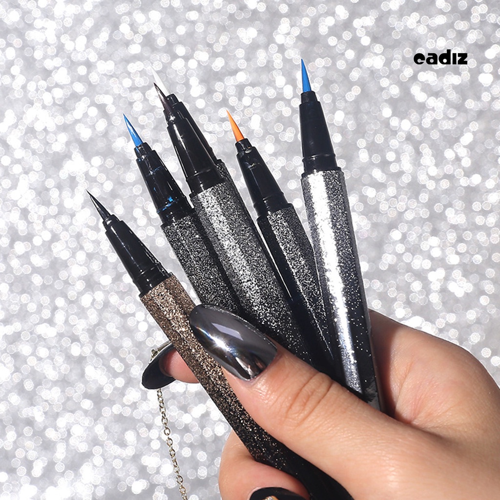 Bút Kẻ Mắt 1.2ml Lâu Trôi Chống Thấm Nước Chống Nhòe Thiết Kế Vỏ Lấp Lánh Ánh Sao
