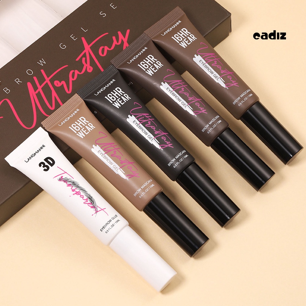 Bộ 5 Gel Nhuộm Lông Mày 1.2g Chống Nước Lâu Trôi Mau Khô Không Lem Chống Mồ Hôi Giúp Làm Dày Lông Mi Dành Cho Bạn Nữ