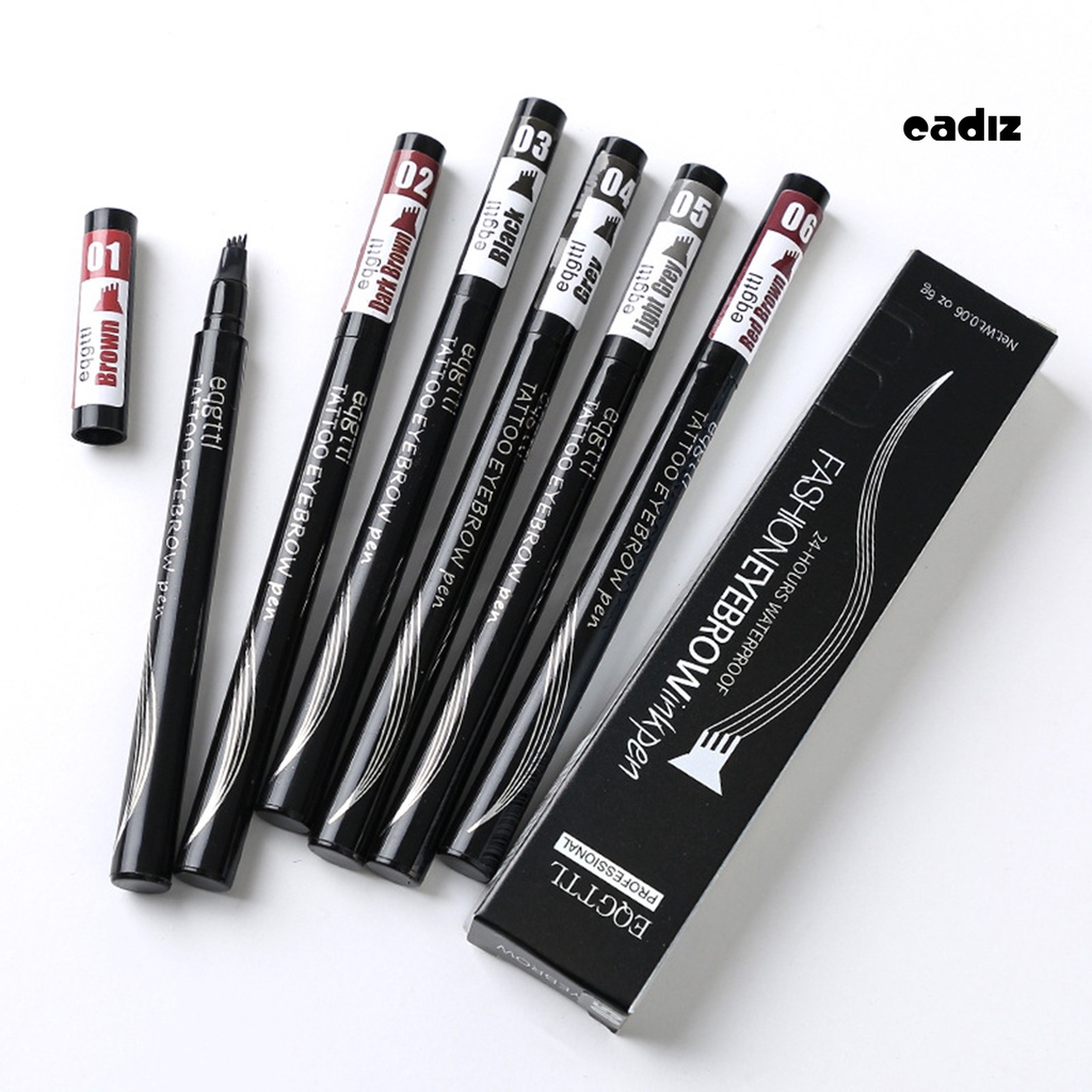 Bút Kẻ Lông Mày 4 Chấu Tạo Hiệu Ứng Trang Điểm Tự Nhiên Lâu Trôi Không Thấm Nước Và Mồ Hôi Sắc Tố Cao 6g