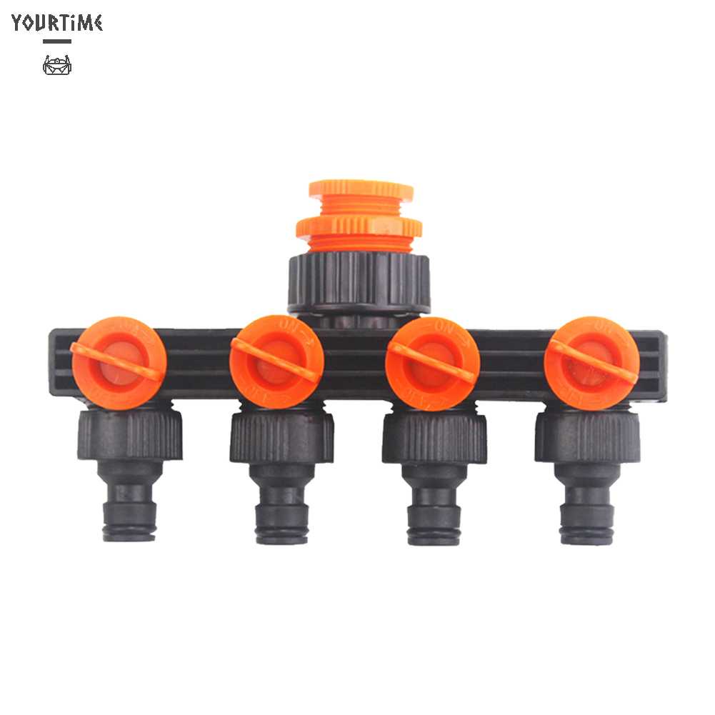Dụng Cụ Chia Ống Nước 4 Hướng Có Thể Tháo Rời Tiện Dụng Cho Sân Vườn