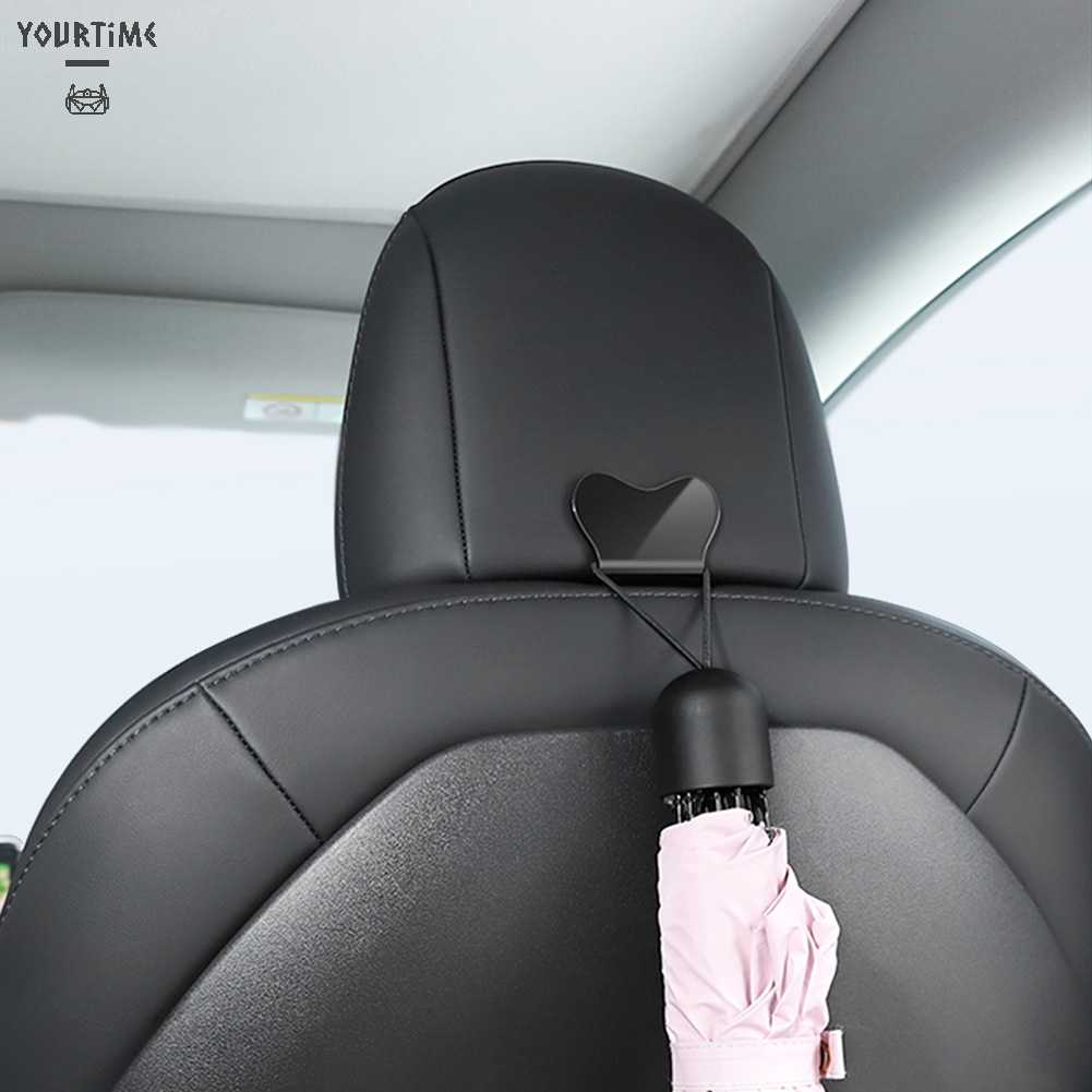 Bộ 2 Móc Treo Đồ Gắn Sau Ghế Xe Hơi Tesla Model 3 / Y / X / S