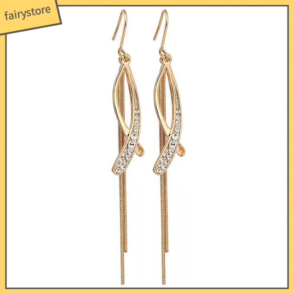 1 Đôi Bông Tai Hình Thánh Giá Đính Đá Lấp Lánh Dành Cho Nữ