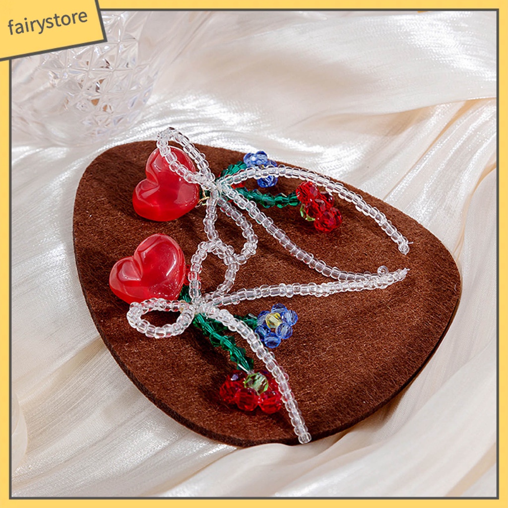 1 Đôi Bông Tai Hình Hoa Nhỏ Đính Ngọc Trai Nhân Tạo Thời Trang