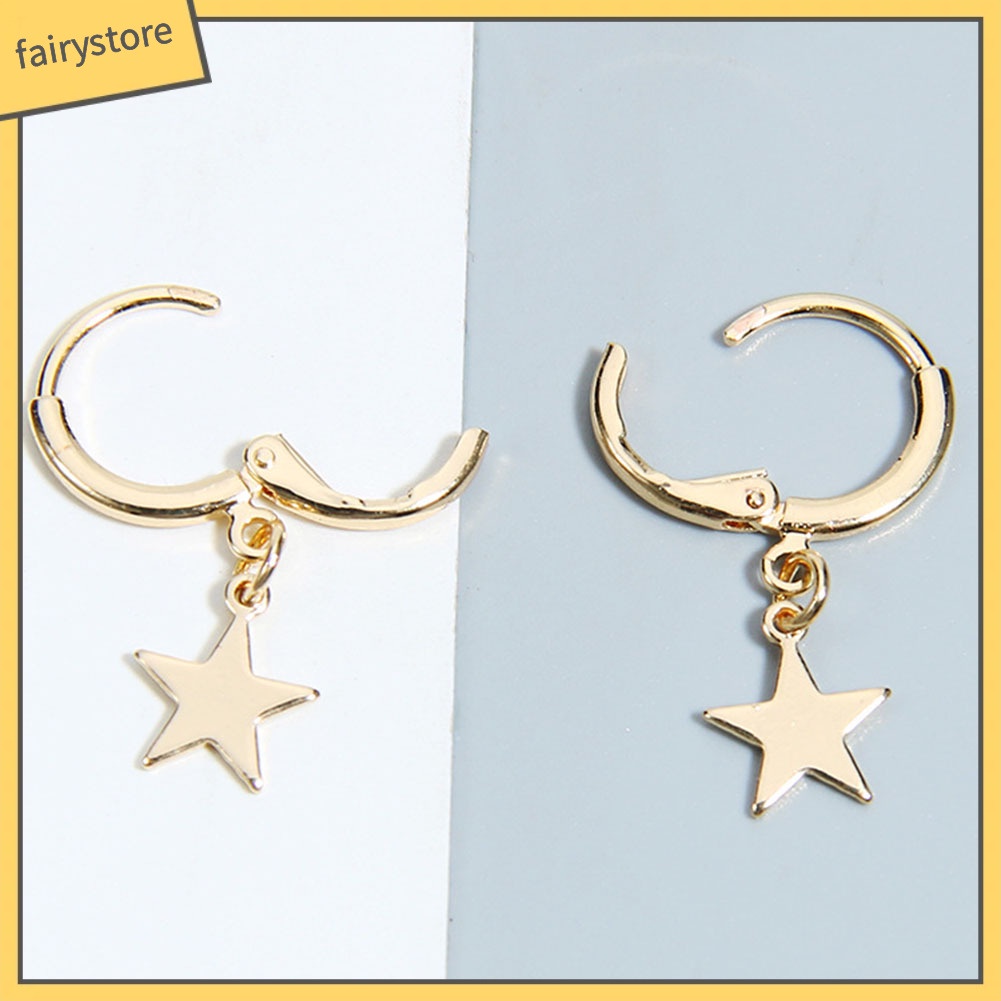 Bông Tai Hình Ngôi Sao Đơn Giản Thời Trang Dành Cho Nữ