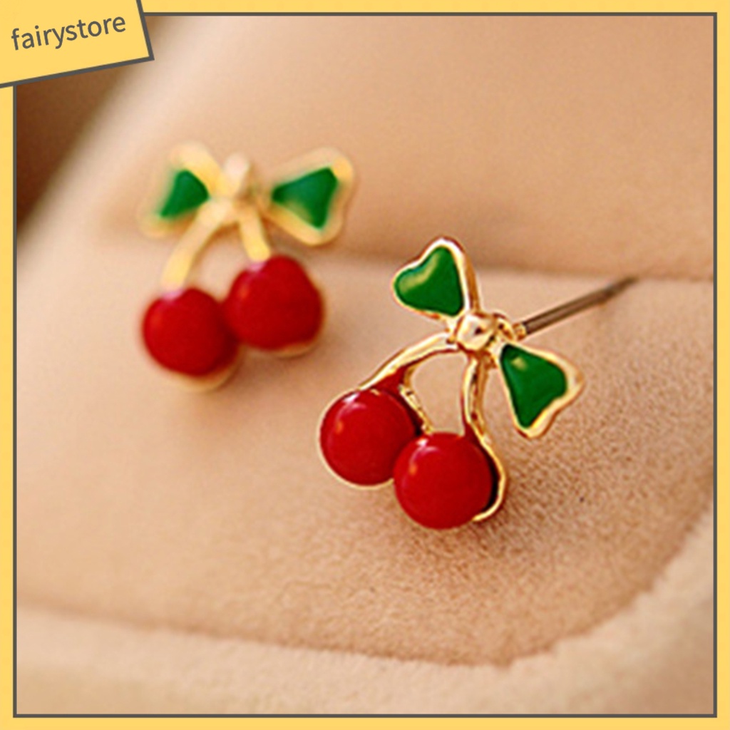 [FRO] Set 2 Khuyên Tai Dạng Hạt Xỏ Màu Vàng Kim Trang Trí Phòng Trang Điểm