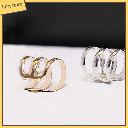 Khuyên Kẹp Vành Tai Hình Chữ U Phong Cách Punk Cá Tính Cho Nữ