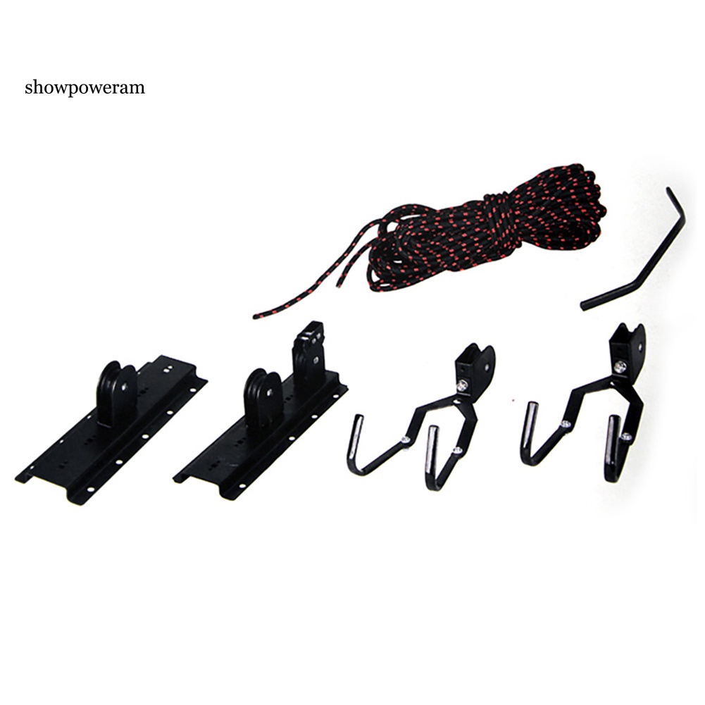 Móc Ròng Rọc Treo Xe Đạp Bằng Kim Loại Tiện Dụng