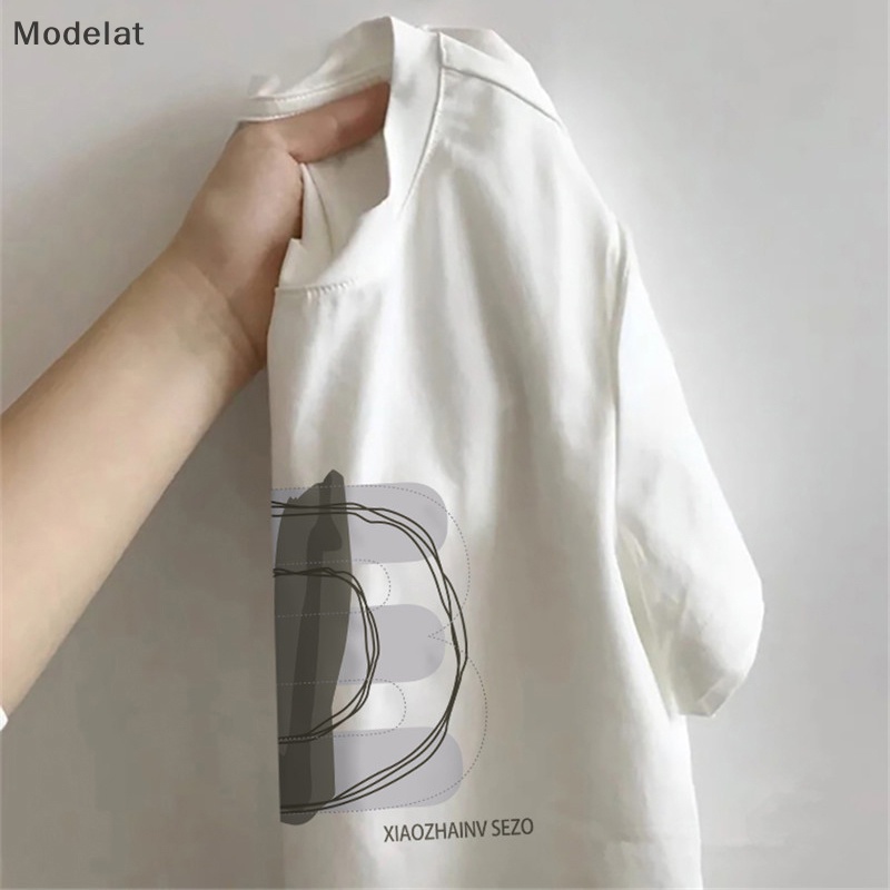 Áo Thun Tay Ngắn In Chữ Thời Trang Mùa Hè Cho Nữ