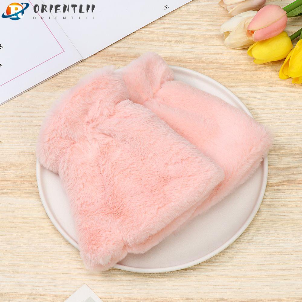 Găng Tay Giả Lông Thỏ Dày Mềm Mại Giữ Ấm Cho Nam Và Nữ