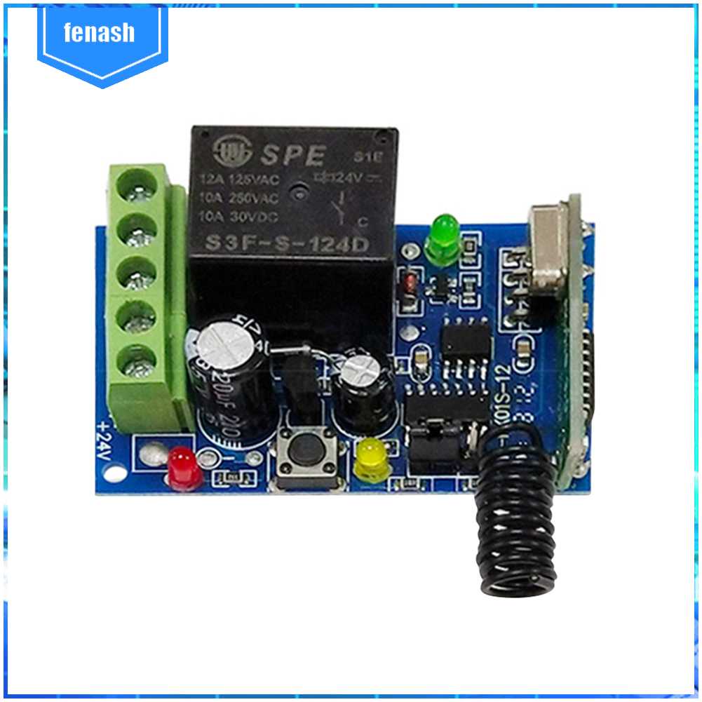 Điều Khiển Từ Xa Không Dây DC 12V 433MHz Cho Cổng Đèn XD#[Tiếng Vnash.vn] 3
