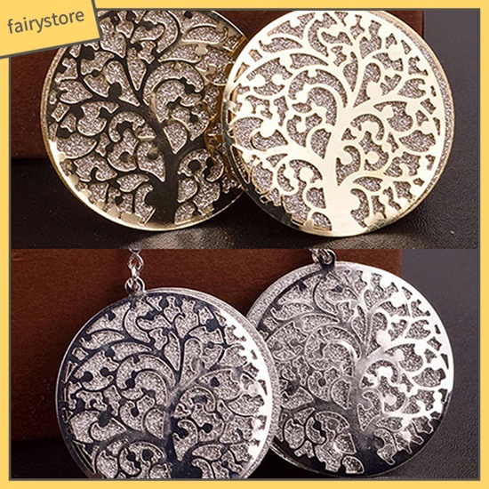 [FRO] Bông Tai Móc Mặt Nhám Hình Cây Rỗng Thời Trang Quyến Rũ Cho Nữ