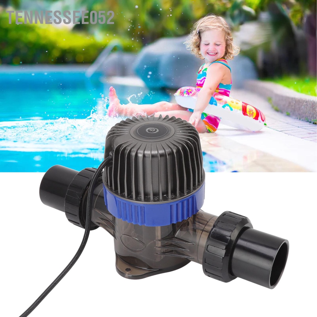 Tennessee052 Hệ thống muối bể bơi 2 bánh răng Tế bào tạo clo điều khiển thông minh cho SPA 100‑240V