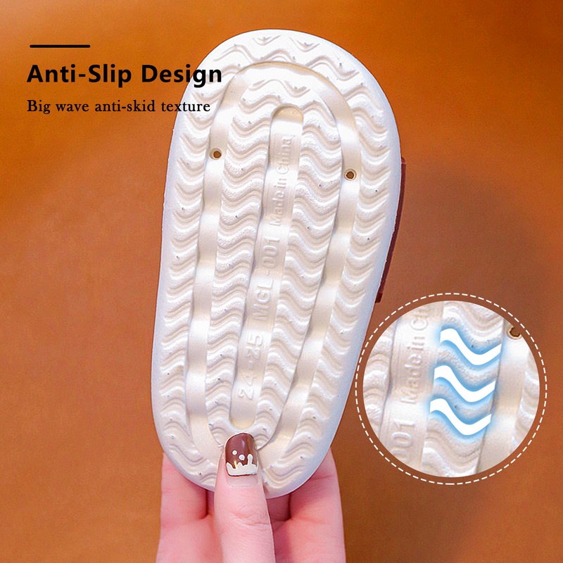 Dép Đi Trong Nhà Họa Tiết Gấu Hoạt Hình Dễ Thương Cho Bé timetunnel