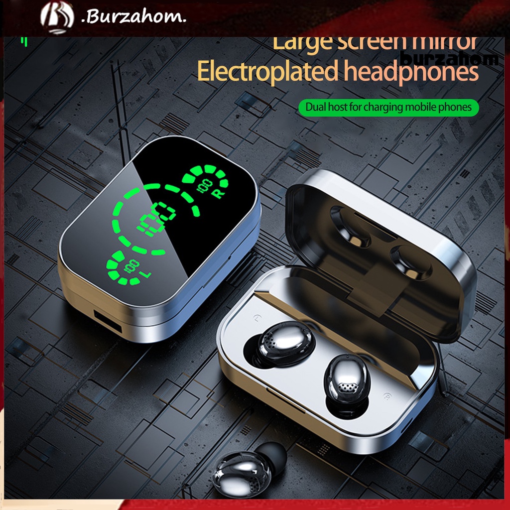 1 Bộ Tai Nghe Bluetooth 5.3 Màn Hình Kỹ Thuật Số Giảm Tiếng Ồn HD-compatible Kèm Tai Nghe Không Dây