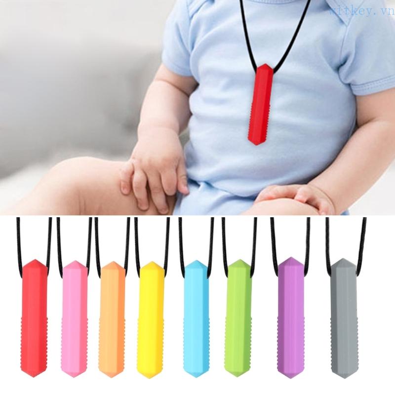 Vòng cổ Mặt Đá Quý Nhân Tạo Bằng Silicon Họa Tiết Hoạt Hình Dành Cho Trẻ Em DIY