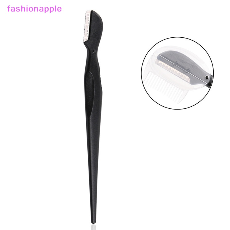 Dụng Cụ Tỉa Lông Mày Với Tay Cầm Và Nắp Lưới Nhỏ Màu Đen