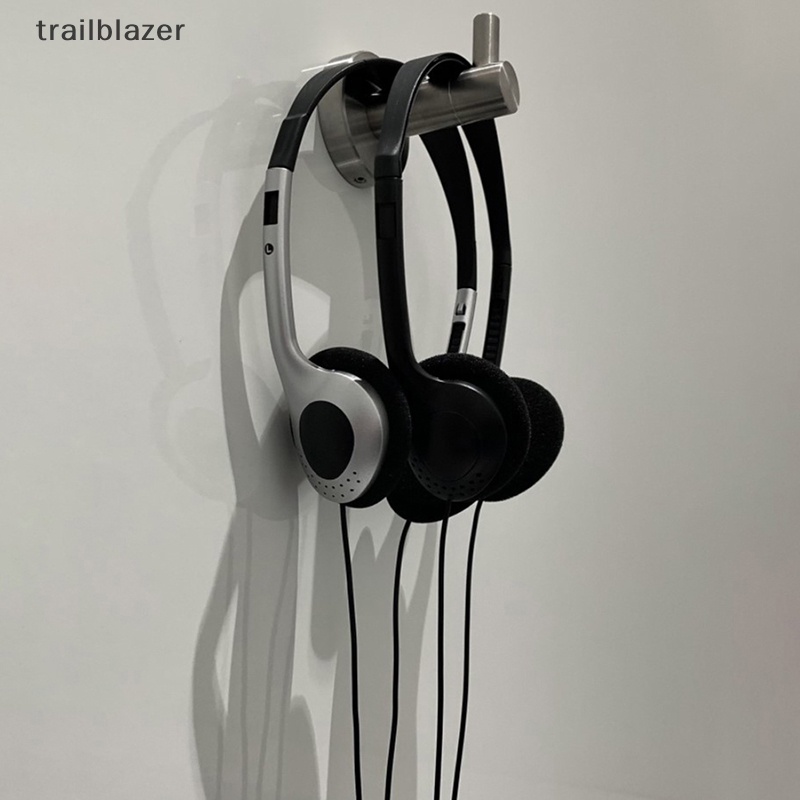 Tai Nghe Chụp Tai trailblazer 90 's Màu Đen / Bạc Phong Cách Nhật Bản Thời Trang Kèm Mic