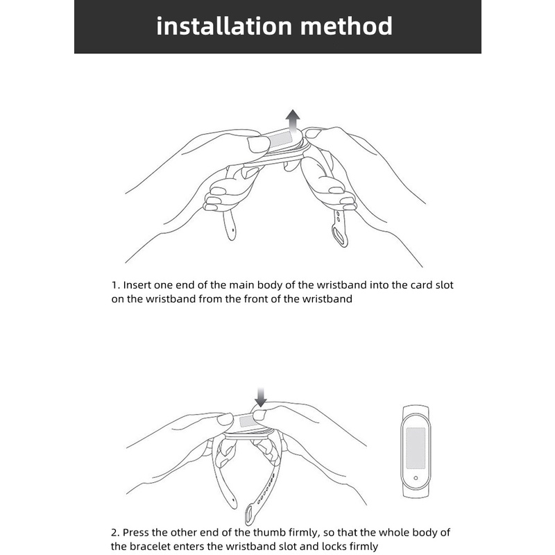 Dây Đeo Tay Bằng Silicone Mềm Chống Thất Lạc Cho Xiaomi Mi Band 8 7 6 5 4 3