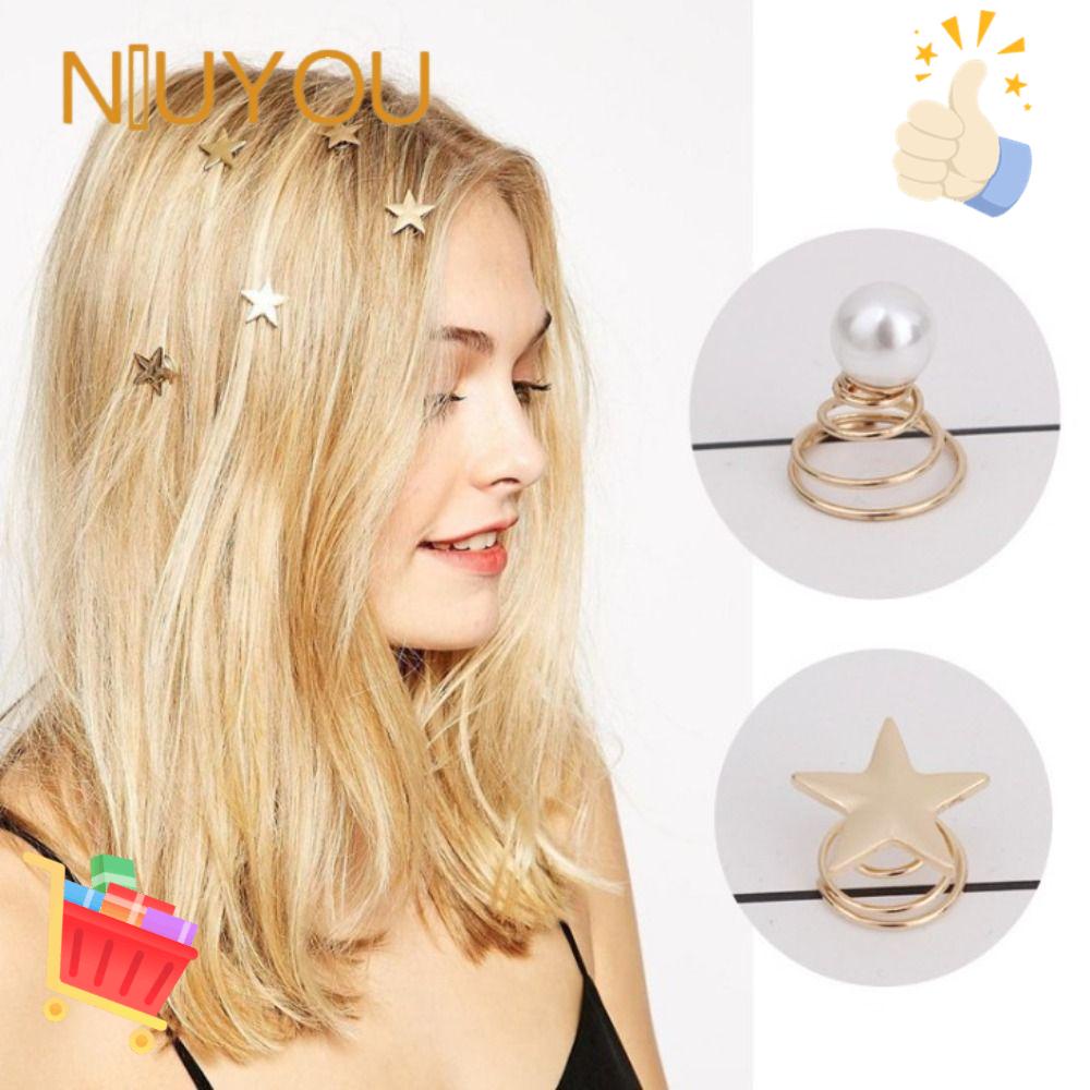 Kẹp Tóc Hình Ngôi Sao Xoắn Ốc Thời Trang Cho Nữ