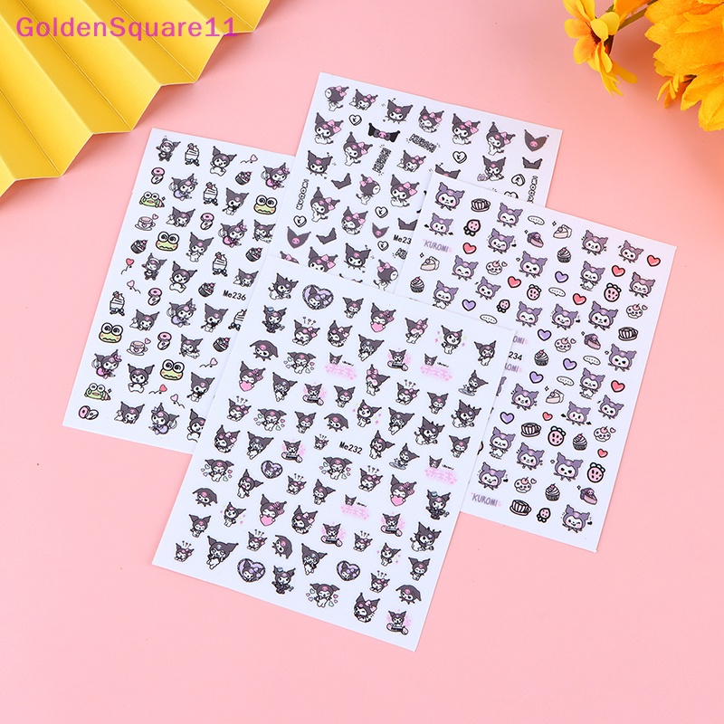 1 Sticker Dán Móng Họa Tiết Hoạt Hình 3D