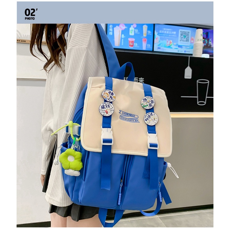 Ba Lô Đi Học Sức Chứa Lớn Cao Cấp Thời Trang