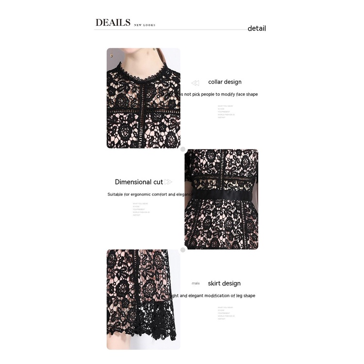 20236 váy ren thêu mới