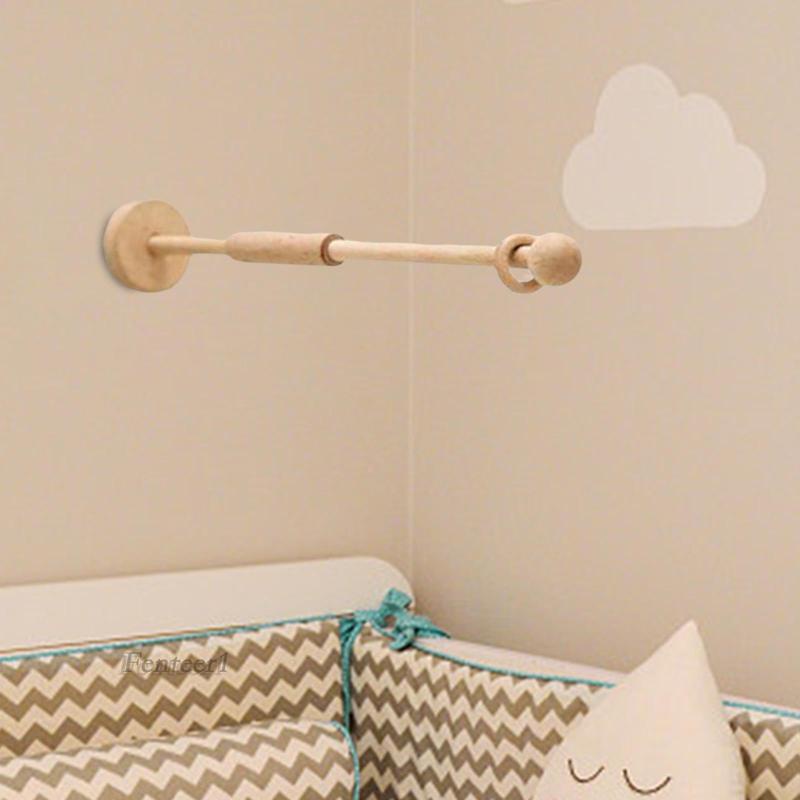 [Fenteer1] Giá Đỡ Bằng Gỗ Treo Giường Cũi Em Bé Có Thể Điều Chỉnh