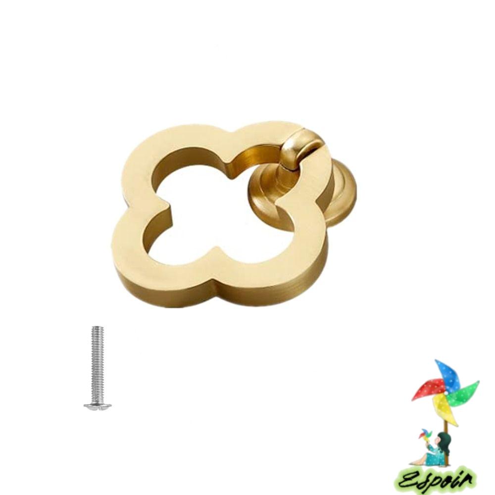 Tay Nắm Cửa Tủ Hình Hoa Kèm Ốc Vít 55mm