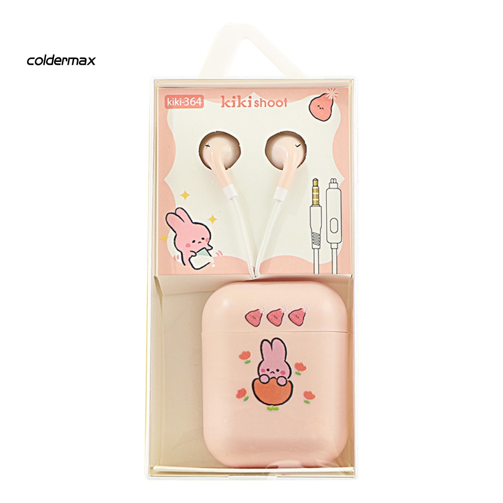 Tai Nghe Nhét Tai Có Dây Jack 3.5mm Âm Thanh Nổi HD Họa Tiết Hoạt Hình Cho Bé