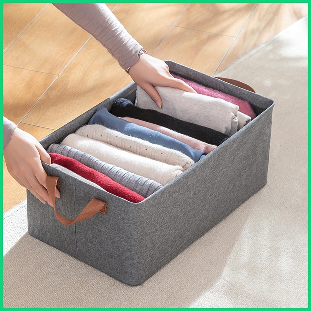 Hộp Đựng Đồ Chơi / Sách Kích Thước Lớn Có Thể Gấp Gọn Tiện Dụng Cho jiwvn Jwvn