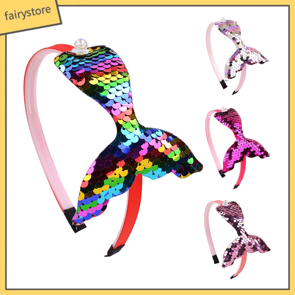 Băng Đô Cài Tóc Đính Hạt Cườm Lấp Lánh Cho Bé Gái