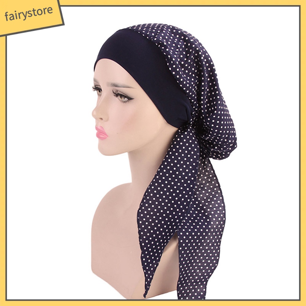 Mũ Trùm Đầu Bằng Cotton Co Giãn Thời Trang Cho Nữ