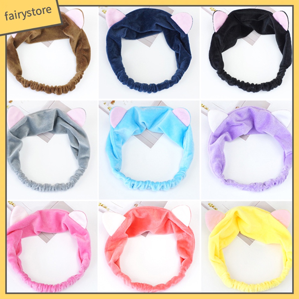 Băng Đô Tai Mèo Co Giãn Đáng Yêu Cho Nữ