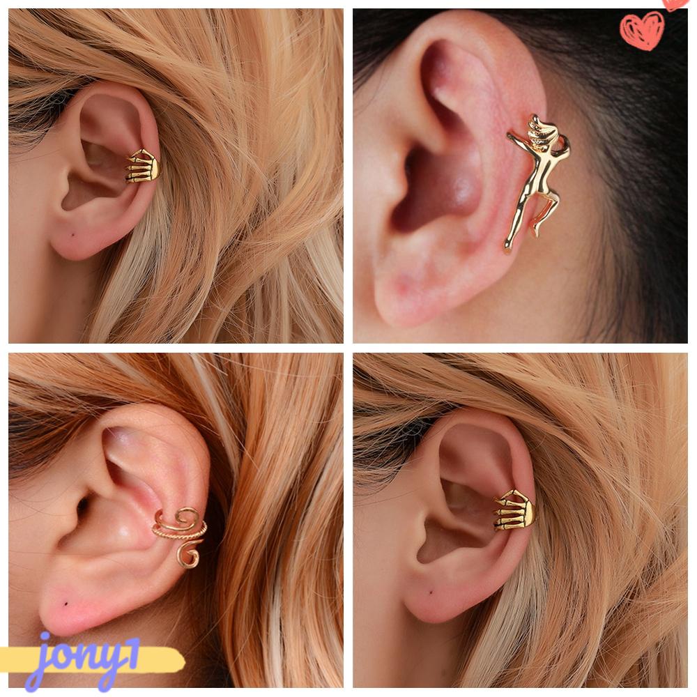 Khuyên Vành Tai Bằng Hợp Kim Hình Bàn Tay Độc Đáo