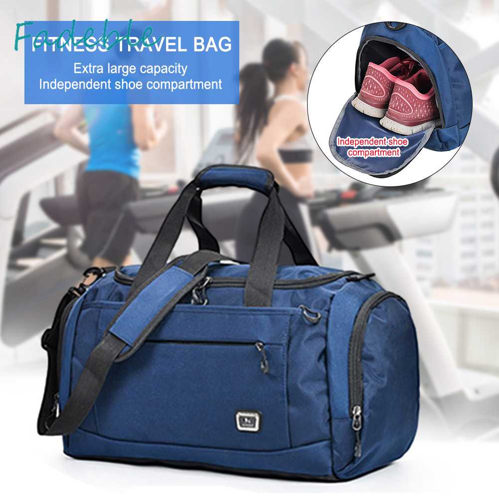 Túi Đựng Đồ Tập Thể Thao Sức Chứa Lớn Chia Ngăn Khô / Ướt Tiện Dụng Cho Nam Và