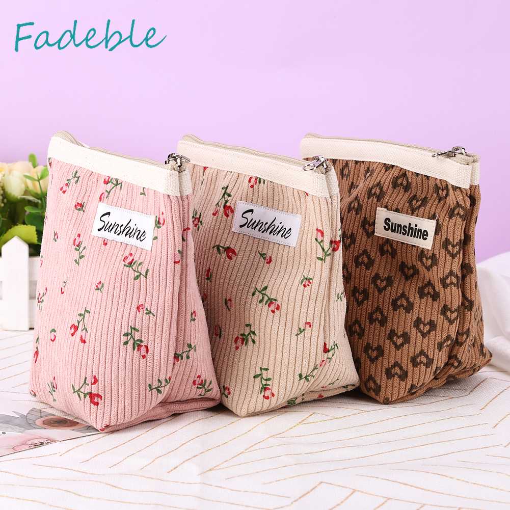 Túi Nhung Đựng Cọ Trang Điểm Gọn Nhẹ Cho Nữ