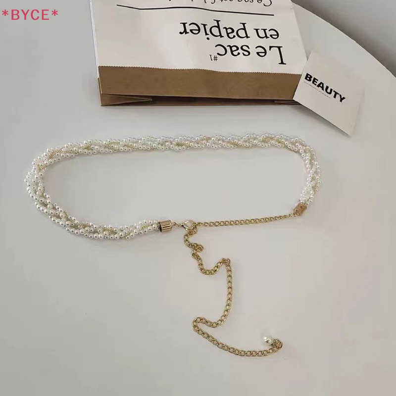 Byce &gt; Thắt Lưng Chuỗi Hạt Ngọc Trai Mỏng Đơn Giản Bốn Mùa Cho Nữ Mới