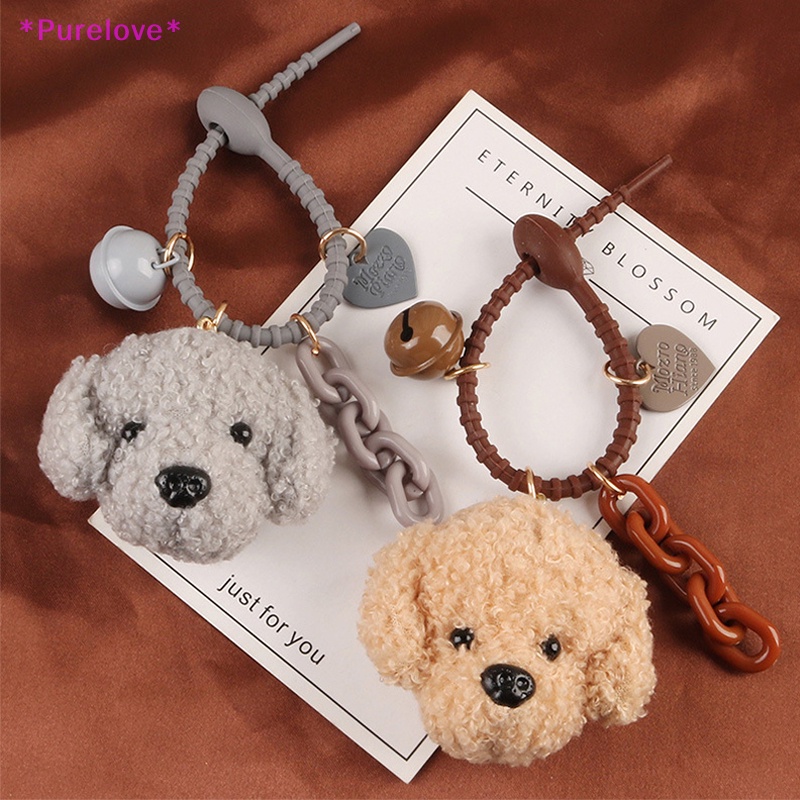 Móc Khóa Hình Chú Chó Nhồi Bông Đáng Yêu Chất Lượng Cao Mới