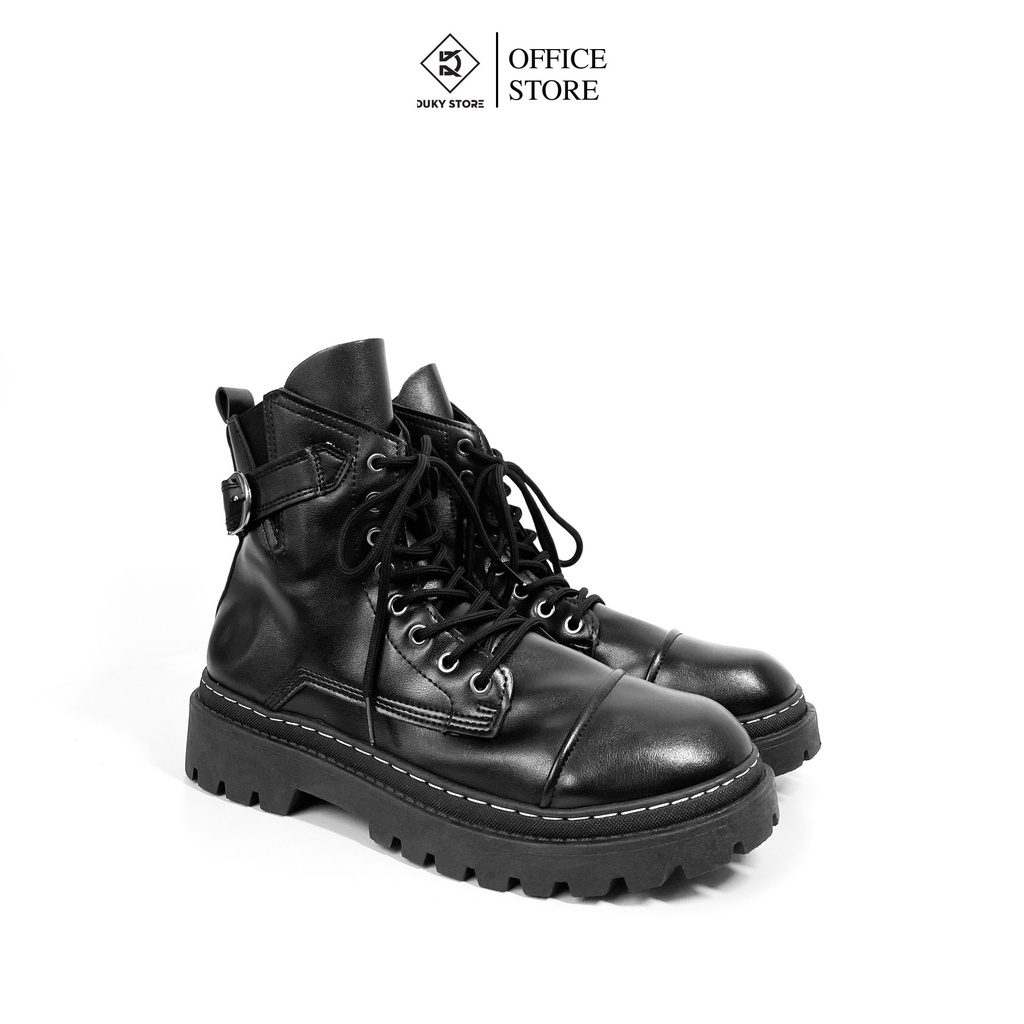 Giày Boots Combat nam mẫu mới cá tính cho nam - Duky Store