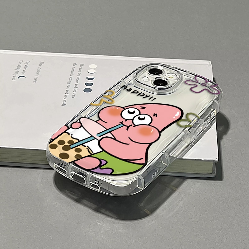 Ốp Điện Thoại Silicon TPU Mềm Trong Suốt In Họa Tiết Hoạt Hình Chống Sốc Cho IPhone 14 13 12 11 Pro XS Max X XR 7 + 8 Plus