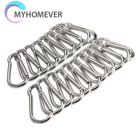 Set 20 Móc Khóa Carabiner Tháo Lắp Nhanh Cho Hoạt Động Ngoài Trời